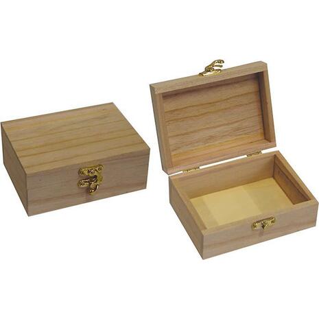 Κουτί ξύλινο με κλείστρο 10x13.5x5.5cm