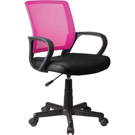 Καρέκλα γραφείου Mesh Ροζ/Μαύρο BF 2010 E-00019080(EO520,4) (Μαύρο)