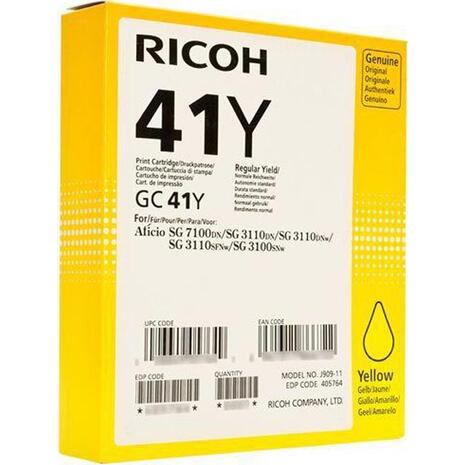 Μελανοταινία εκτυπωτή RICOH GELGC41Y Yellow (Yellow)