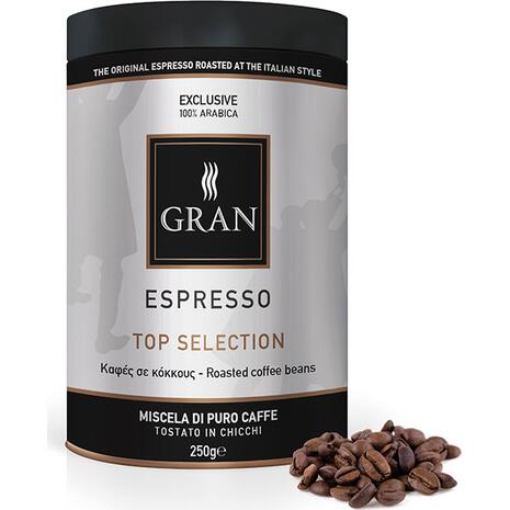 Καφές σε κόκκους GRAN ESPRESSO TOP SELECTION ROASTED COFFEE 250gr