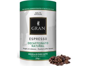 Καφές σε κόκκους GRAN ESPRESSO DECAF NATURALE  ROASTED COFFEE