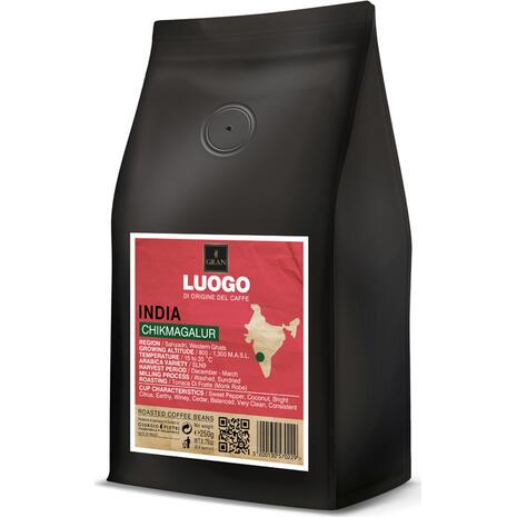 Καφές σε κόκκους INDIA PLANTATION CHIKMAGALUR LUOGO ROASTED COFFEE 250gr