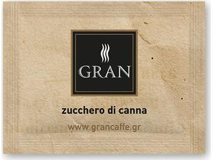 Ζάχαρη μαύρη GRAN CAFFE (1000 τεμάχια) 4kg