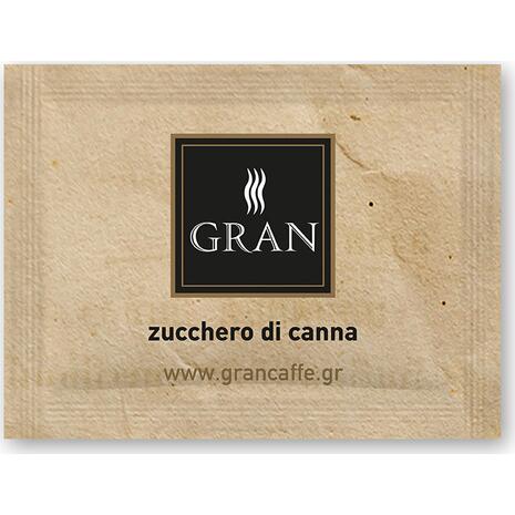 Ζάχαρη μαύρη GRAN CAFFE (1000 τεμάχια) 4kg