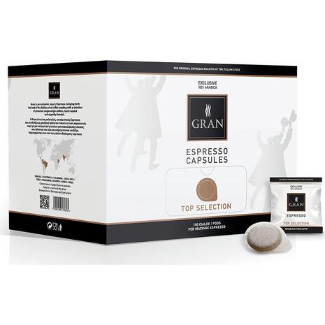 Καφές σε pods GRAN ESPRESSO TOP SELECTION E.S.E  (100 τεμάχια)