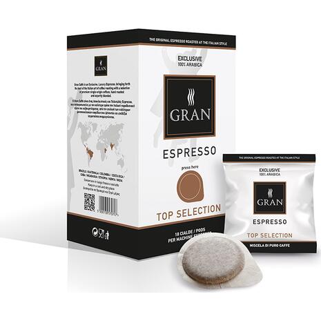 Καφές σε pods GRAN ESPRESSO TOP SELECTION E.S.E  (18 τεμάχια)