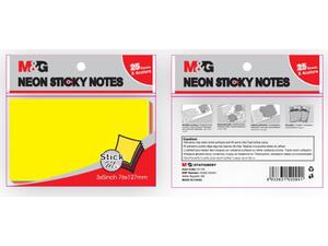 Αυτοκόλλητα χαρτάκια σημειώσεων M&G Stick Me 76x127mm με 4 χρώματα (YS-185) (Διάφορα χρώματα)
