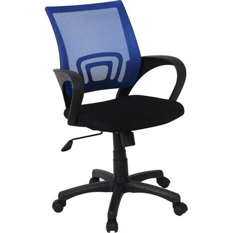 Καρέκλα Γραφείου BF2101-F Mesh Μπλε/Μαύρο (Μπλε)