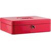 Kουτί ταμείου μεταλλικό ALCO 12" κόκκινο 300x240x90mm (843-12) (Κόκκινο)