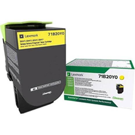 Toner εκτυπωτή Lexmark 71B20Y0 Standard Yellow -2.3k Pgs