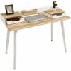 Γραφείο Home Office με 2 συρτάρια καφέ 85x120x60 (Καφέ)