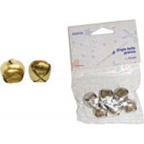 Κουδουνάκια CRAFT DECO 12mm συσκευασία 8 τεμαχίων χρυσό