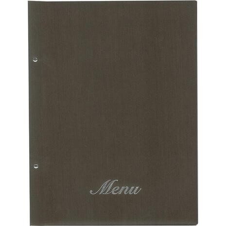 Τιμοκατάλογος (menu) Fabric 24x32cm 10 θέσεων καφέ