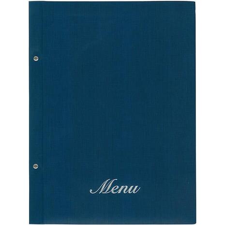 Τιμοκατάλογος (menu) Fabric 24x32cm 10 θέσεων μπλε