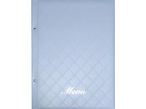 Τιμοκατάλογος (menu) καπιτονέ 24x32cm 10 θέσεων γαλάζιο