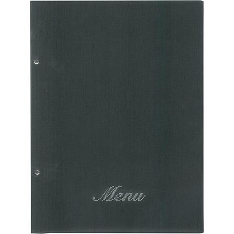 Τιμοκατάλογος (menu) Fabric 24x32cm 10 θέσεων μαύρο