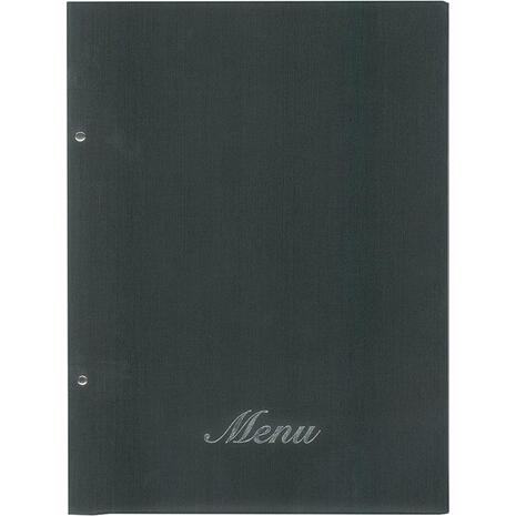 Τιμοκατάλογος (menu) Fabric 24x32cm 10 θέσεων μαύρο