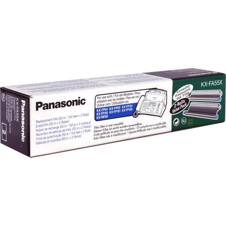 Μελανοταινία εκτυπωτή Panasonic KX-FA55X Black (2 Τεμάχια) (Black)