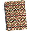 Τετράδιο Σπιράλ 4 Θεμάτων 17x25cm Geometric 140 σελίδων (Διάφορα σχέδια)