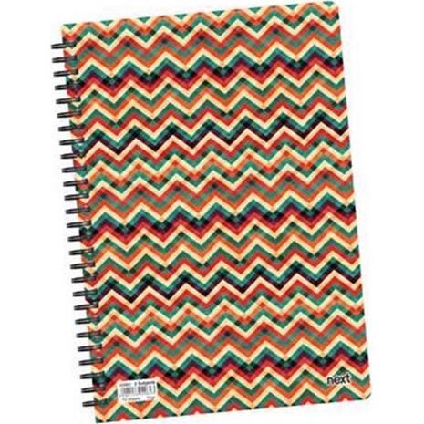 Τετράδιο Σπιράλ 4 Θεμάτων 17x25cm Geometric 140 σελίδων (Διάφορα σχέδια)