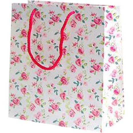 Χάρτινη σακούλα δώρου Next "Romantic" Y13x10x5cm (Διάφορα χρώματα)