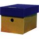 Κουτί αρχειοθέτσης απο χαρτόνι με καπάκι Next Α5 16x16x22cm μπλε