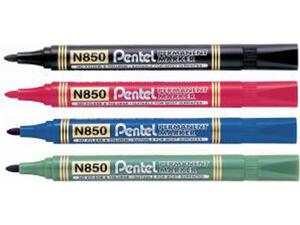 Μαρκαδόρος ανεξίτηλος PENTEL No850 σε διάφορα χρώματα