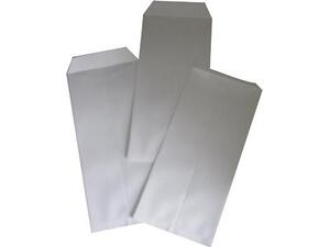 Φάκελος αλληλογραφίας λευκός 11,5x23,5cm (σακούλα) (1 τεμάχιo) (Λευκό)