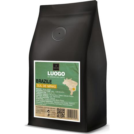 Καφές σε κόκκους BRAZIL SUL DE MINAS LUOGO ROASTED COFFEE 250gr