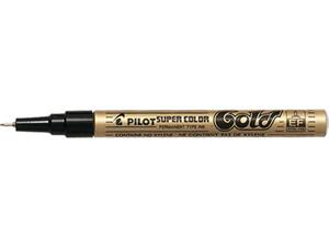 Μαρκαδόρος ανεξίτηλος PILOT SUPER COLOR Extra Fine Χρυσός