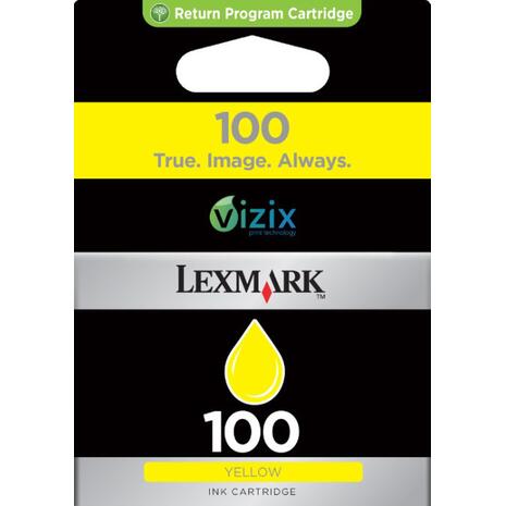 Μελάνι εκτυπωτή LEXMARK 100 Yellow 14N0902E