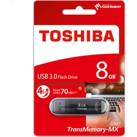 Toshiba 3.0 Flash Drive U202 8GB Black USB Stick