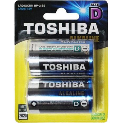 Αλκαλικές μπαταρίες TOSHIBA  D LR20