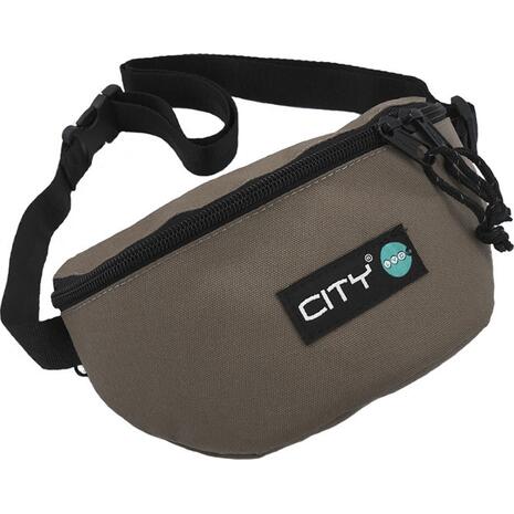 Τσαντάκι μέσης μπανάνα CITY Lyc Sac Steel Grey (Art.95174)