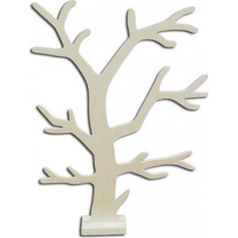 Ξύλινο δέντρο για κοσμήματα 22x30x0,3cm