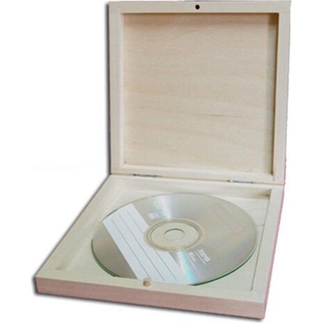 Ξύλινο Κουτί Για CD 14,5x14,5x2,7 cm