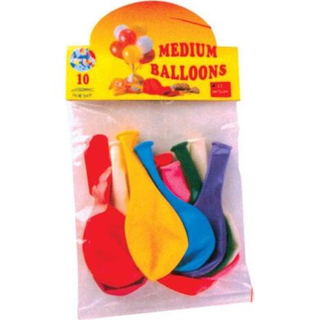 Μπαλόνια 12'' "standard" medium 10 τεμάχια