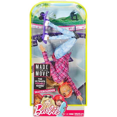 Barbie Αμέτρητες κινήσεις - Σκέιτερ DVF70