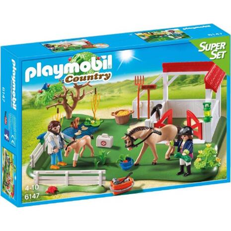 Στάβλος Αλόγων και Κτηνιατρείο Superset Playmobil