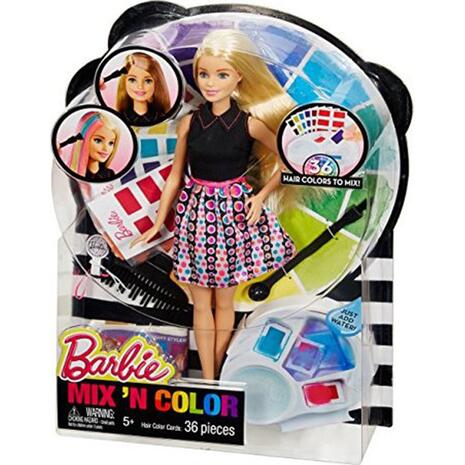 Barbie Mix 'N Color - Xρωματιστές ανταύγιες