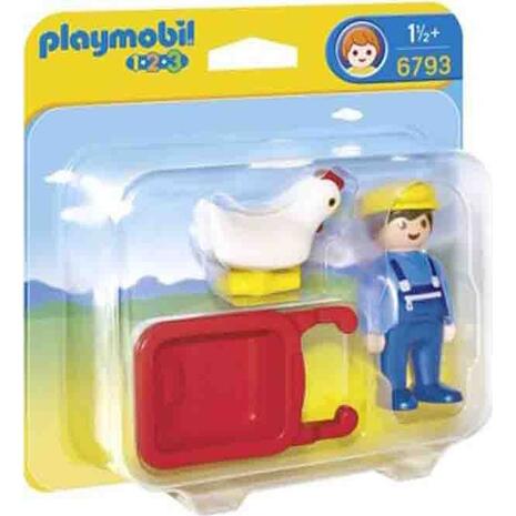 Playmobil Αγρότης και Κάρο (6793)