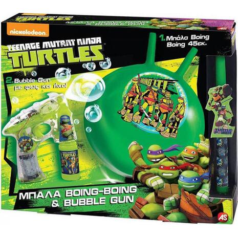 Λαμπάδα Turtles με μπάλα Boing - Boing & Bubble Gun