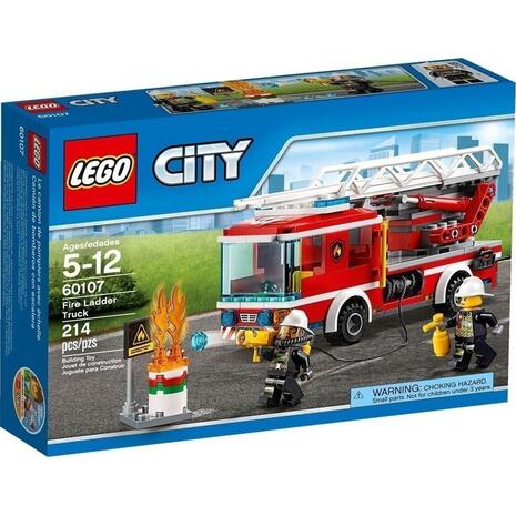 LEGO City Fire Ladder Truck - Πυροσβεστικό Φορτηγό Με Σκάλα