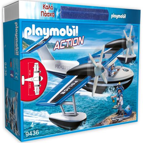 Λαμπάδα Playmobil Αστυνομικό Υδροπλάνο (10625)