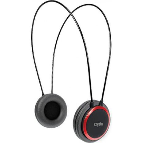 Ακουστικά CRYPTO (HP-100 Black/red) On-Ear Close