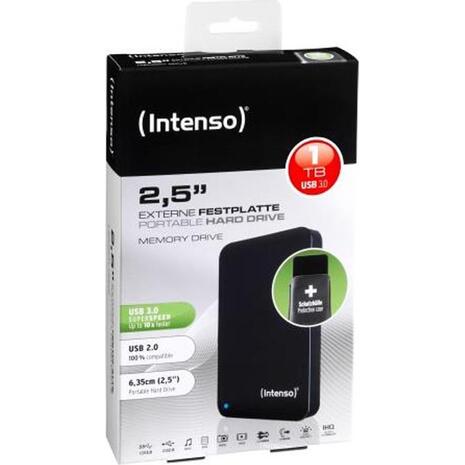 Εξωτερικός Σκληρός Δίσκος INTENSO 1TB 2.5" Black (6023560)