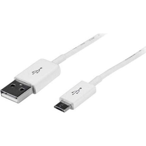 Καλώδιο USB Platinet σε Micro USB 1m 2A Λευκό (16734)