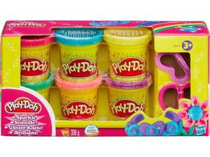 PLAY-DOH sparkle set με glitter (A5417)