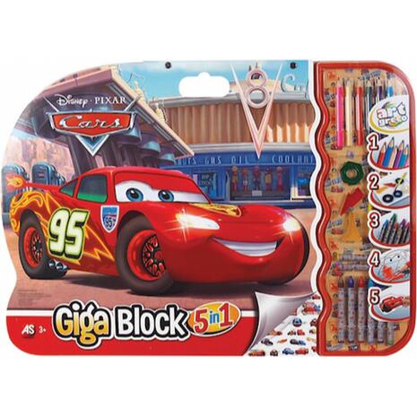 Σετ ζωγραφικής GIGA BLOCK 5 σε 1 Cars