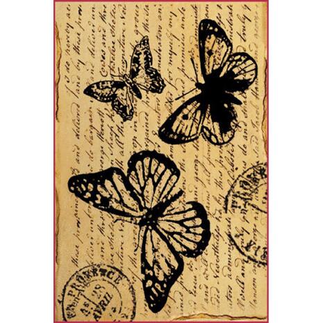 Ριζόχαρτο Stamperia  Decoupage A4 Greetings butterfly
